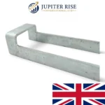 Throw Over Loop Gate Latch 12" Heavy Duty Farm Field Gate Galvanised Black - Image 6
