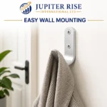 Single Coat Hook Wall Mounted Aluminium Robe Hat Door Clothes Hook - Image 5