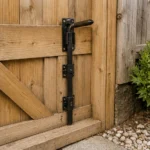 Garden Gate Drop Bolt 12" 18" 24" Balck Heavy Duty for Garden Garage Barn Gates - Image 8
