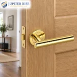 T Bar Lever Door Handles on Rose 1 Pair with 63mm Tubular Latch - Image 7