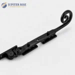 Casement Window Stay 10" Locking Curly Tail Black Traditional For Timber Wood - Image 2