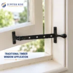 Casement Window Stay Bulb End 10" 250mm Locking Fastener For Timber Windows - Image 6