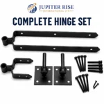 Field Gate Hinges Double Strap Heavy Duty Hook Plates 12 18 24 Inch - Image 2