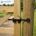 Gate Eyebolt Adjustable 19mm Heavy Duty Field Garden Black Galvanised - Image 2