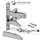 Self Locking Field Gate Catch Heavy Duty Galvanised Padlockable Striker