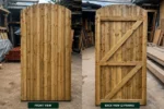 Flat Top Heavy-Duty Wooden Garden Gate - Handmade & Made to Measure