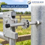 Straight Striker Self Locking Gate Catch Farm Field Gate Galvanised - Image 6