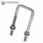 Double Leg Striker for Self Locking Auto Gate Catch Galvanised Steel