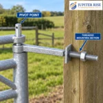 Field Gate Hanger Bolt 19mm Pin 11"/13" Heavy Duty Galvanised Steel - Image 5